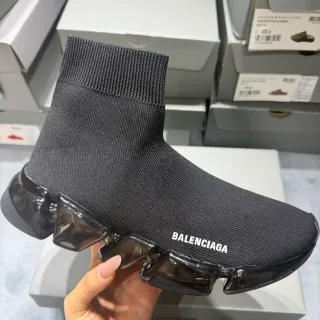 Balenciaga Speed Trainer काला सोक-फिट लाइफस्टाइल स्नीकर