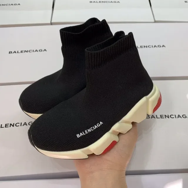 Balenciaga Speed Trainer Black Sock-Fit জীবনশৈলীর জুতা 3