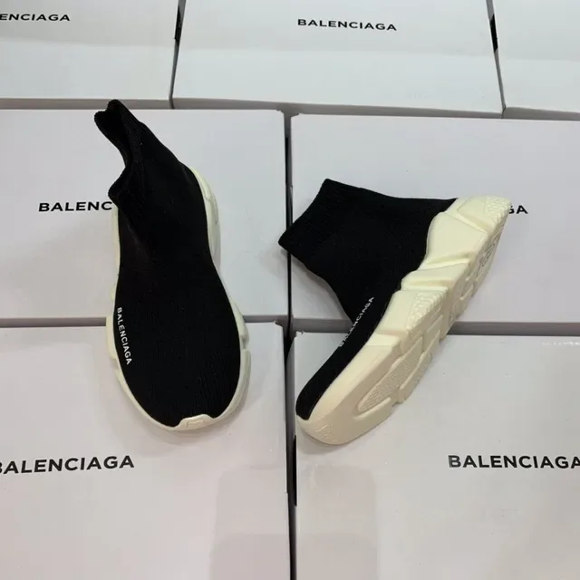 Balenciaga Speed Trainer Black Sock-Fit জীবনশৈলীর জুতা 16