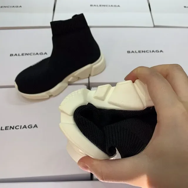 Balenciaga Speed Trainer Black Sock-Fit জীবনশৈলীর জুতা 18