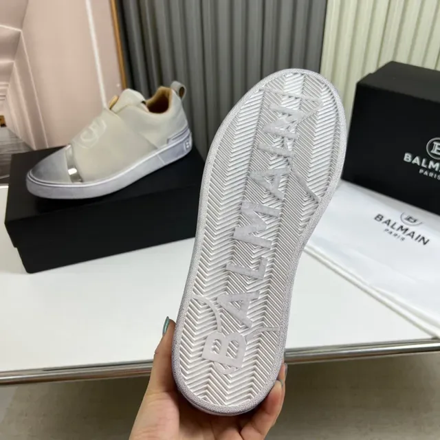 Balenciaga Speed Trainer baskets lifestyle argent métallique slip-on 3