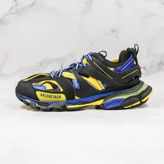 Balenciaga Track Trainer Black Yellow Blue Chunky Sneakers