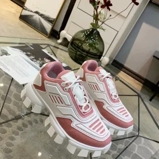 Balenciaga Track Trainer Pink and White Chunky Sneakers
