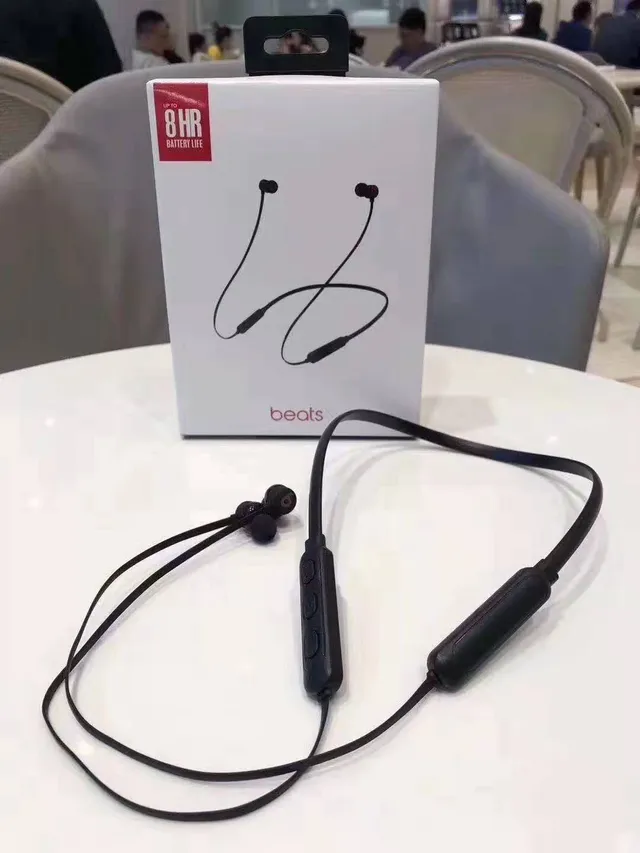 Beats BeatsX কালো নীল গলার ডিজাইন ঝুঁকে কানের কান্ড খেলার ইয়ারফোন 8