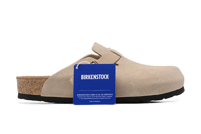 Birkenstock Arizona Beige Suede Clog 2