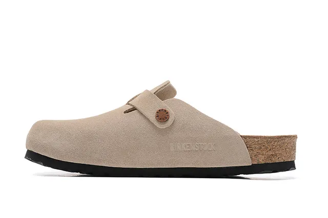 Birkenstock Arizona Beige Suede Clog 3