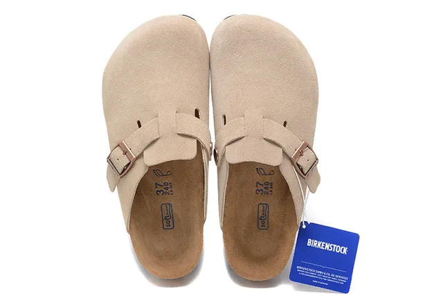 Birkenstock Arizona Beige Suede Clog 6