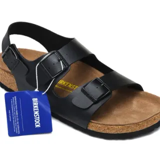 Birkenstock Arizona काला काजुअल सैंडल
