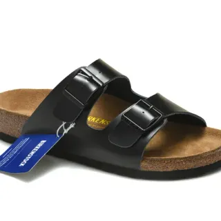 Birkenstock Arizona काला कैजुअल सैंडल