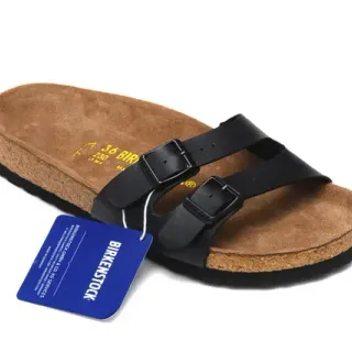 Birkenstock Arizona Black Two-Strap Casual Sandals