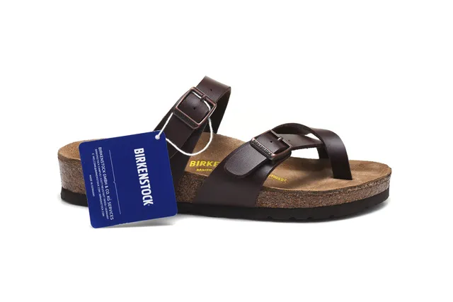 Birkenstock Arizona صندل كاجوال جلد بني 2