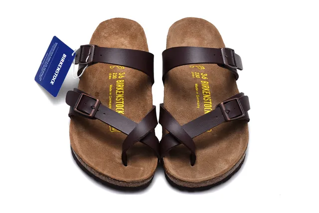 Birkenstock Arizona صندل كاجوال جلد بني 3