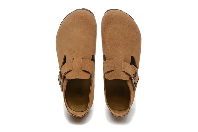 Birkenstock Arizona 棕色麂皮鞋面 单扣带 休闲鞋 2