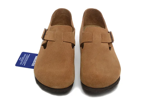 Birkenstock Arizona 棕色麂皮鞋面 单扣带 休闲鞋 3