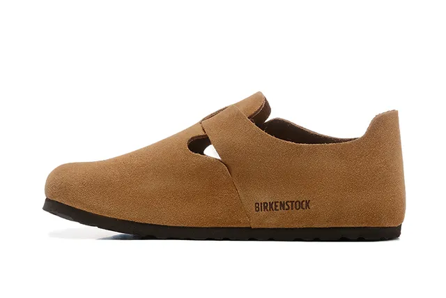 Birkenstock Arizona 棕色麂皮鞋面 单扣带 休闲鞋 5