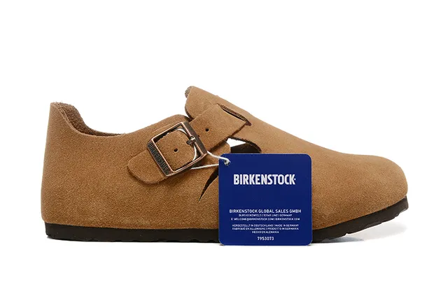 Birkenstock Arizona 棕色麂皮鞋面 单扣带 休闲鞋 6