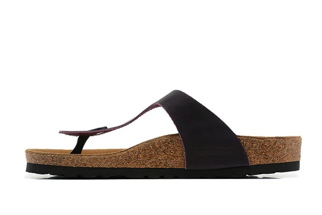 Birkenstock Arizona বেগুনি চামড়ার ক্যাজুয়াল স্যান্ডেল 4