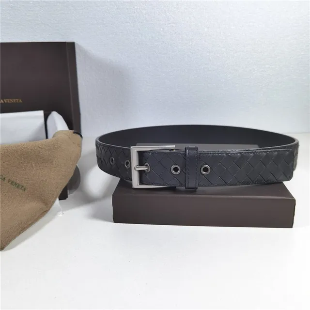 Bottega Veneta Intrecciato বুনন চামড়ার বেল্ট 4