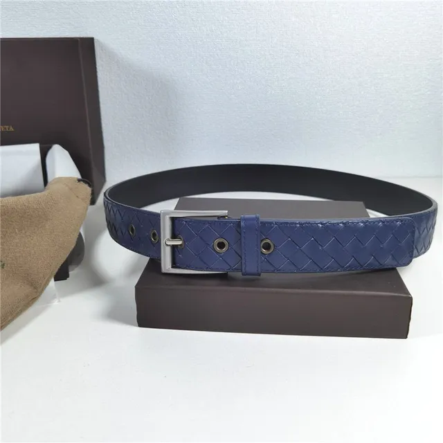 Bottega Veneta Intrecciato বুনন চামড়ার বেল্ট 13