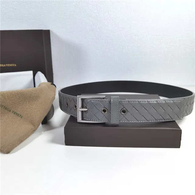 Bottega Veneta Intrecciato বুনন চামড়ার বেল্ট 22
