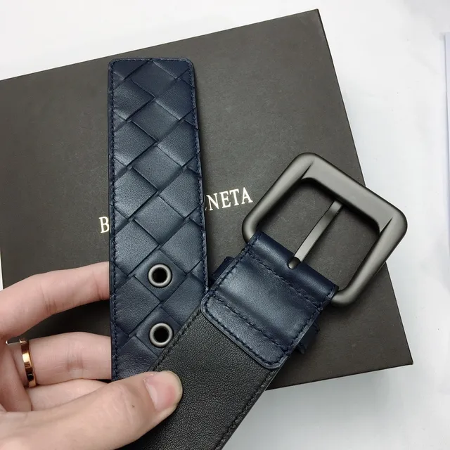 Bottega Veneta Intrecciato Woven Leather Belt 7