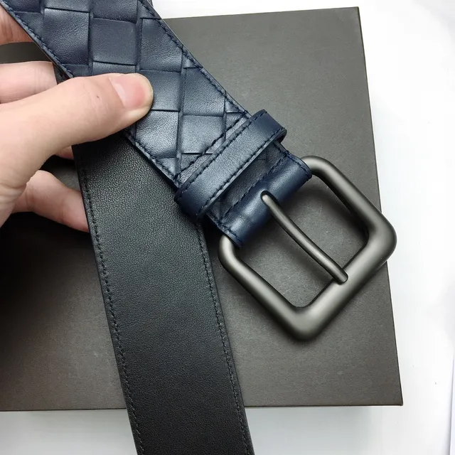 Bottega Veneta Intrecciato Woven Leather Belt 8