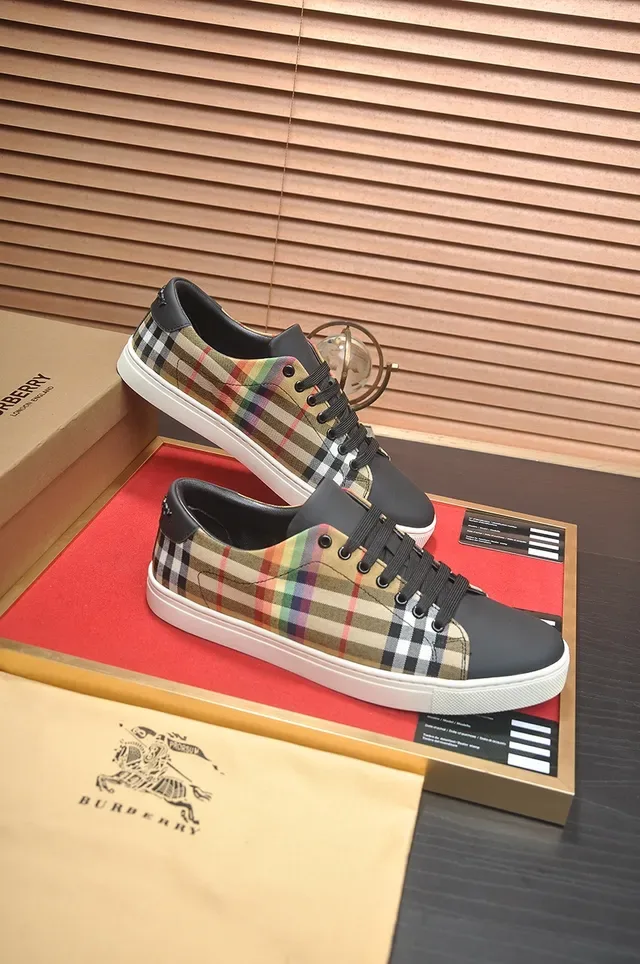 Burberry হাউস চেক লো-টপ লাইফস্টাইল স্নিকার 3