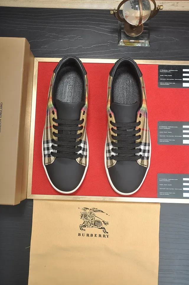 Burberry হাউস চেক লো-টপ লাইফস্টাইল স্নিকার 4