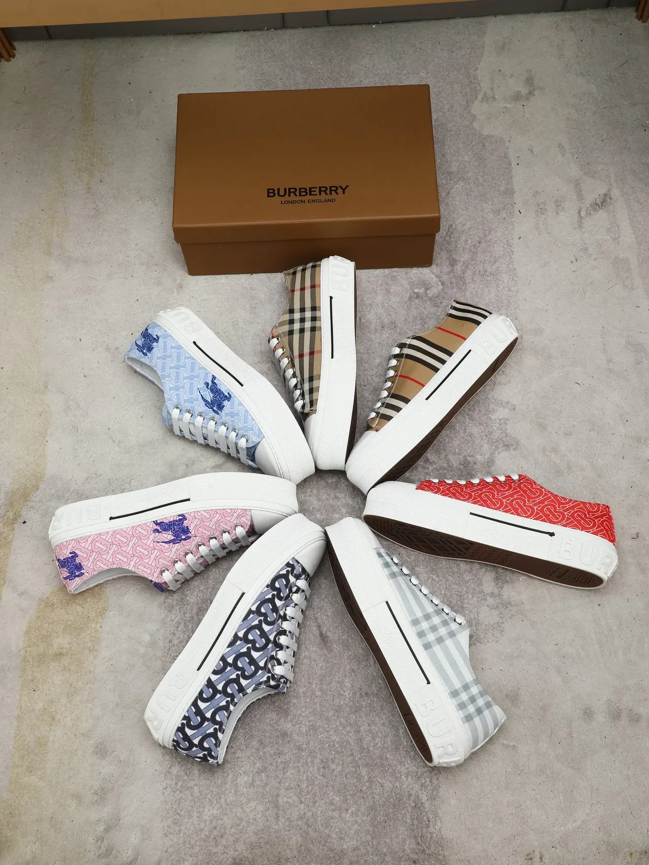 Burberry House Check أحذية رياضية بمنصة أسلوب حياة 2