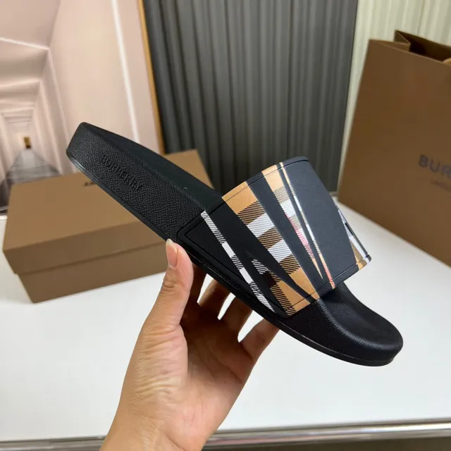 Burberry carreaux maison glisse chaussure 7
