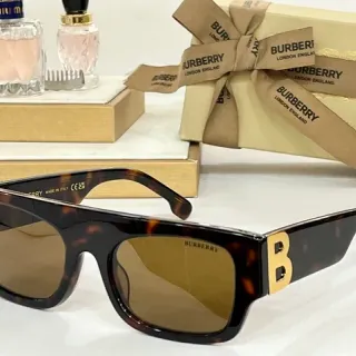Burberry Knight أسيتات تورتويشيل Gold-B Logo نظارات شمسية
