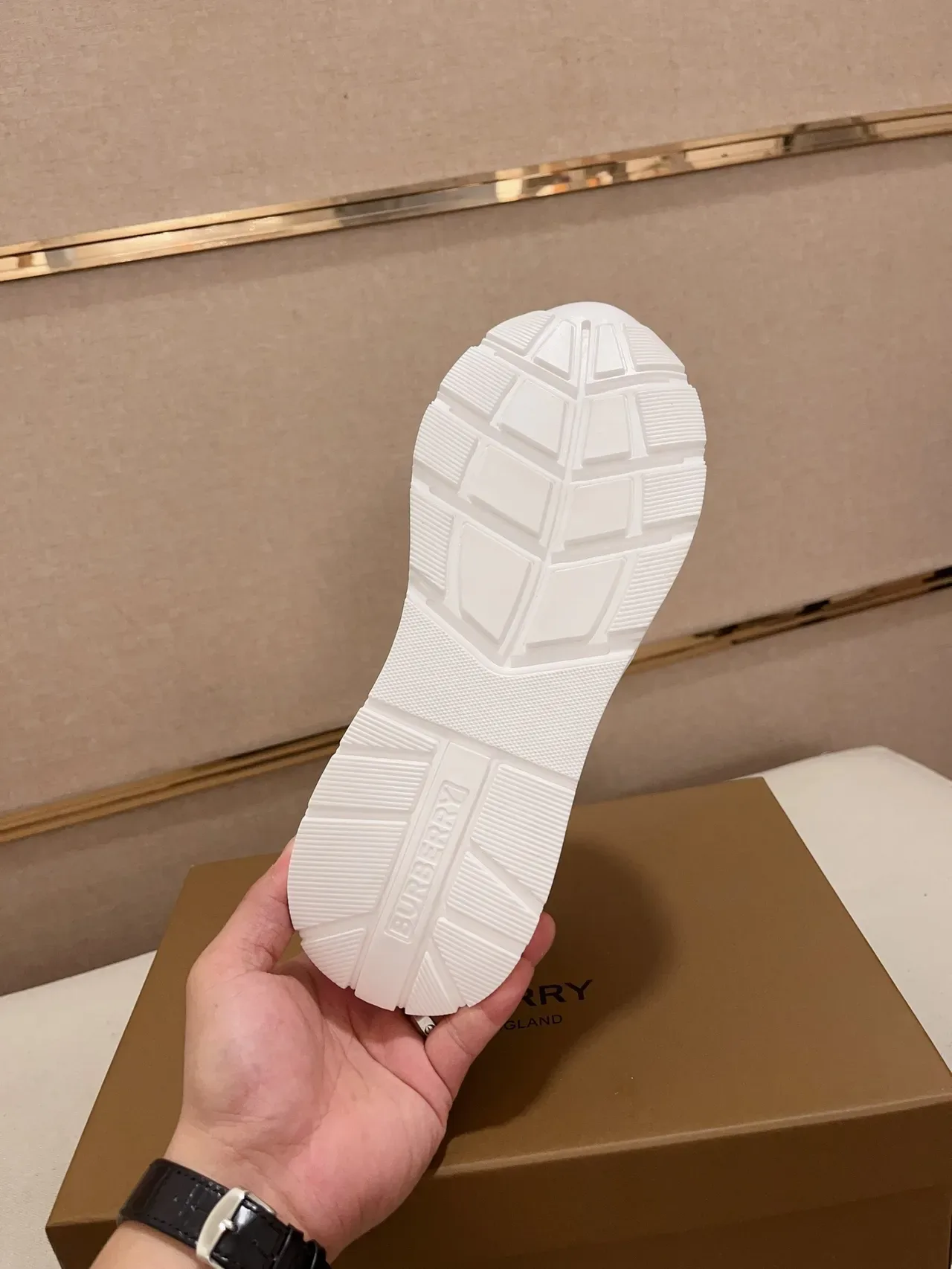 Burberry Multicolor White House Check Upper Sole Chunky Sneakers 2