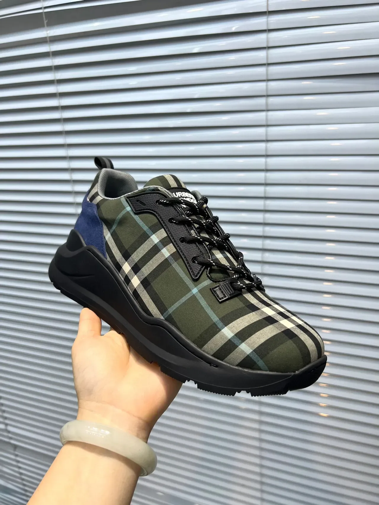 Burberry Zapatos Lifestyle Con Cordones Y Diseño A Cuadros 5