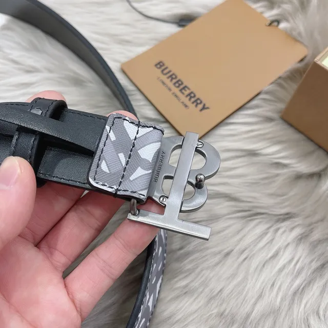Burberry TB Monogram Ceinture en cuir réversible 2