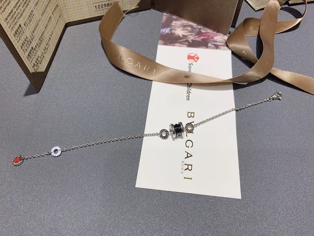 Bvlgari B.zero1 Black Ceramic and Silver Necklace 4
