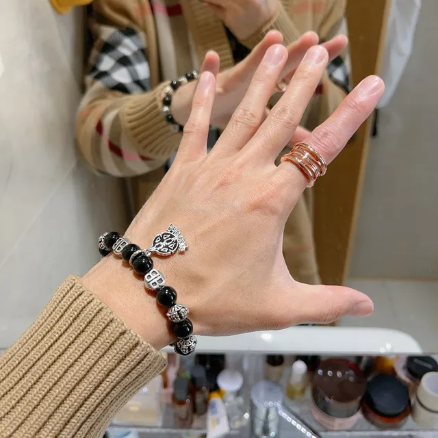Bvlgari B.zero1 خاتم ذهب وردي متعدد النطاقات 2