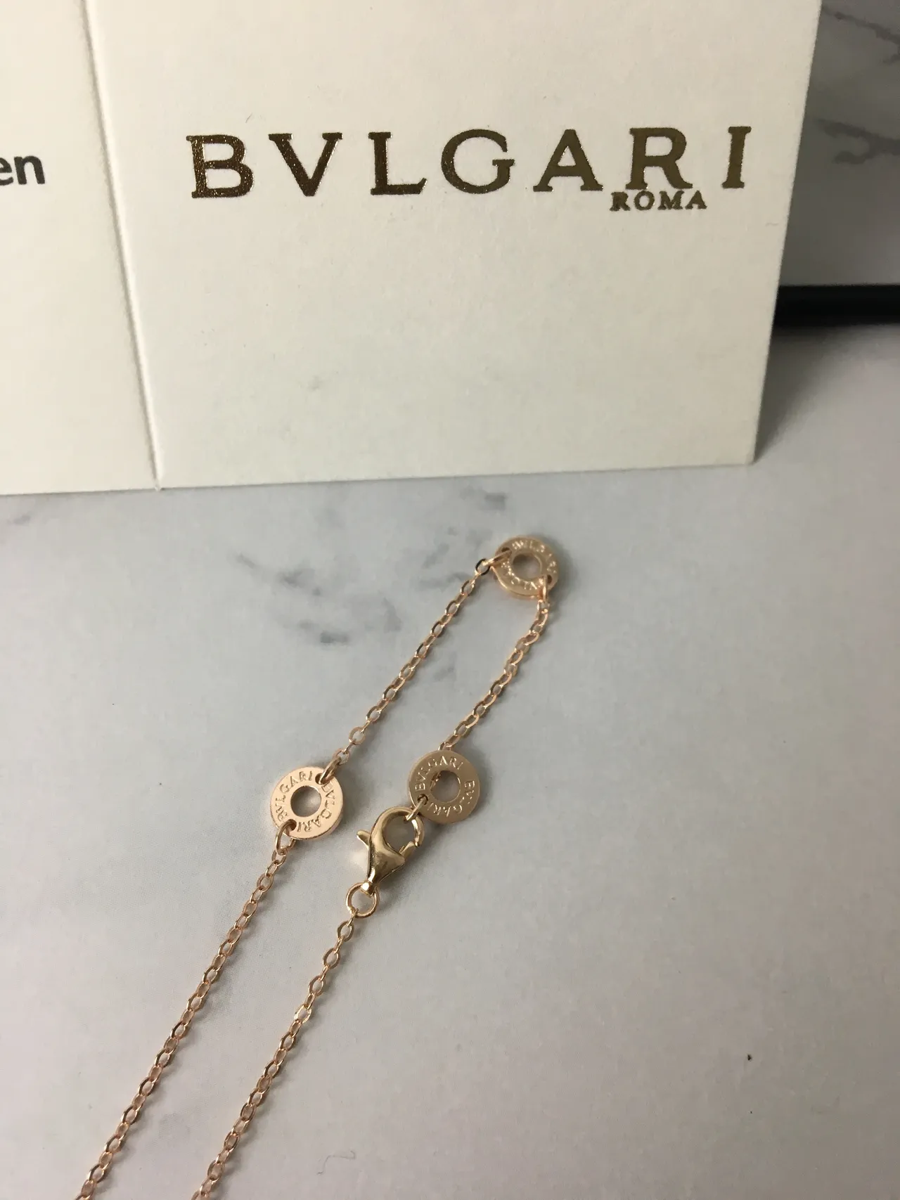 Bvlgari B.zero1 Rose Gold-Tone Pavé Cylindrical Pendant Necklace 4