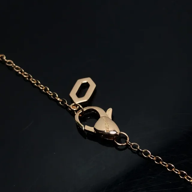 Bvlgari 金色红色盘绕蛇玫瑰项链 7