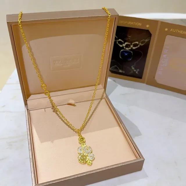 Bvlgari Gold Silver Chain Multi-Disc Pendant Necklace 7