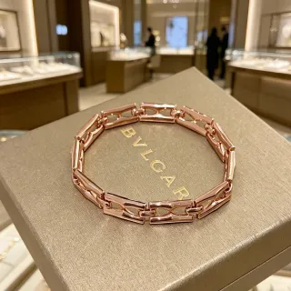 Bvlgari Parentesi Rose Gold Articulated Link Bracelet