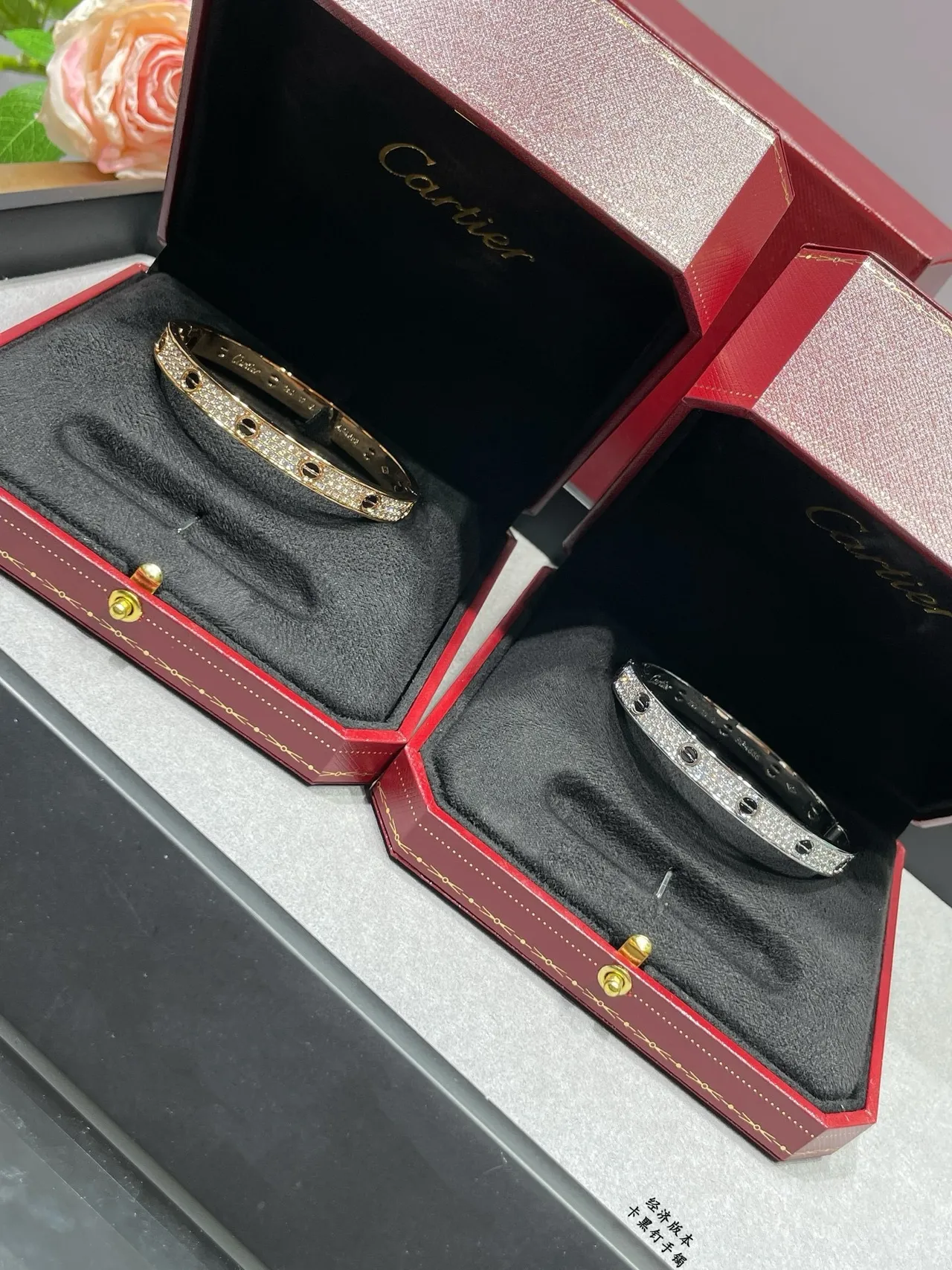 Cartier Juste un Clou Double Tour Pavé Diamant Or bicolore Bracelet 3