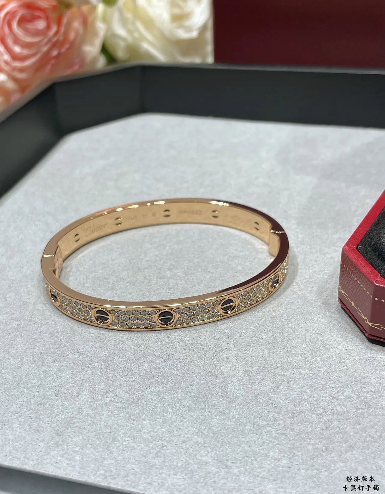 Cartier Juste un Clou Double Tour Pavé Diamant Or bicolore Bracelet 4