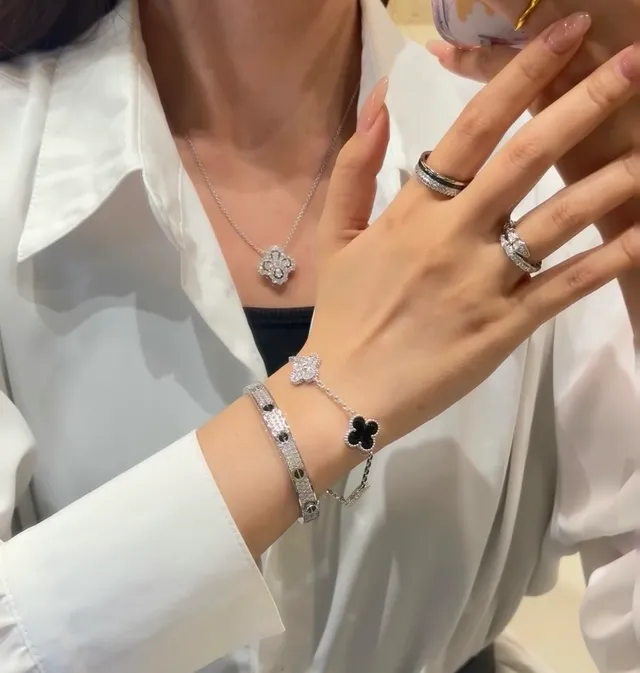 Cartier Juste un Clou Double Tour Pavé Diamant Or bicolore Bracelet 9