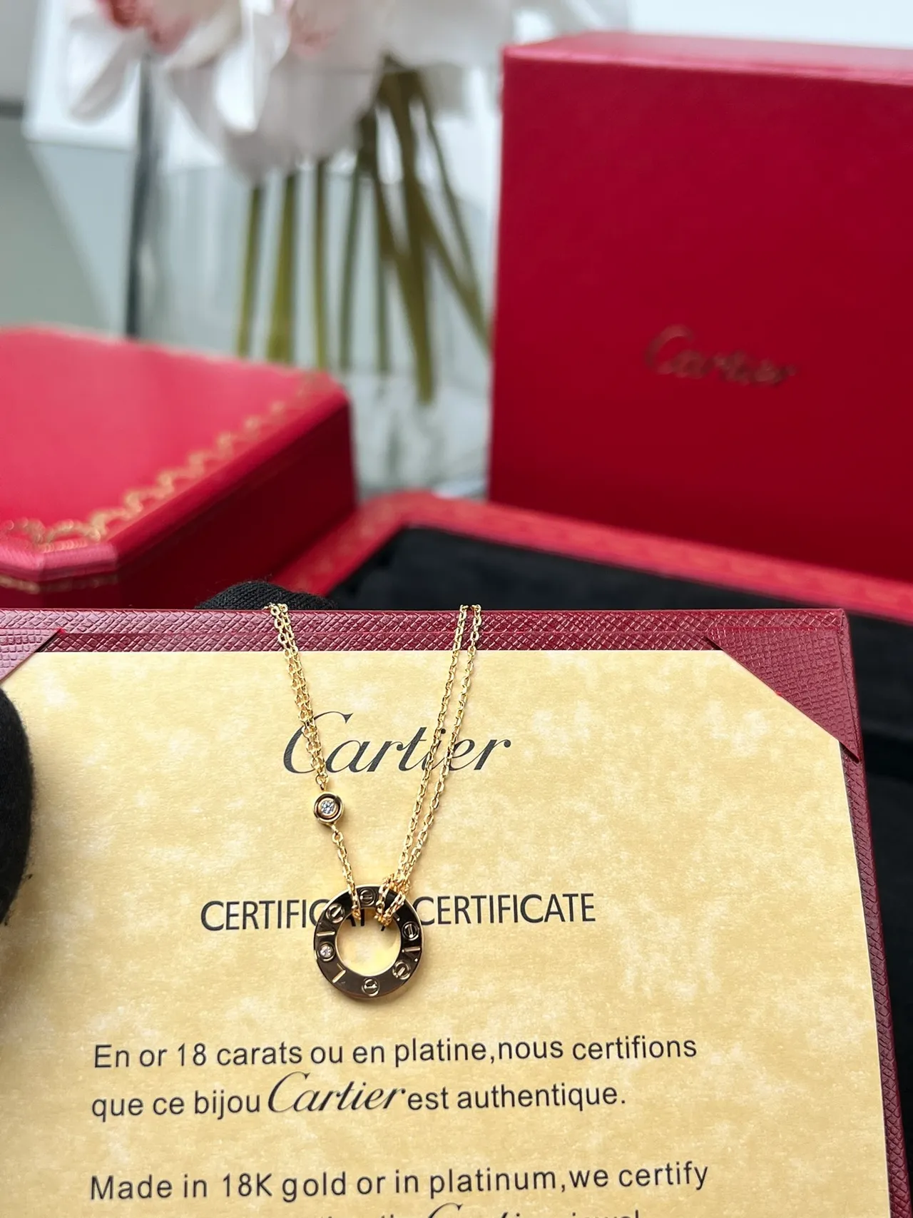 Cartier Juste un Clou সোনার কালো চেইন লিঙ্ক খোলা চক্রাকার মোটিফ ব্রেসলেট 3