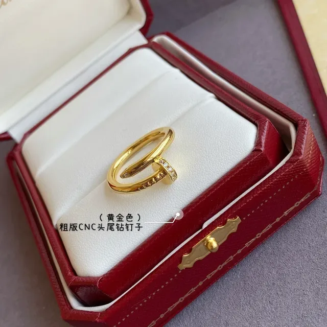 Cartier Juste un Clou Pavé Diamond Yellow Gold Ring 2