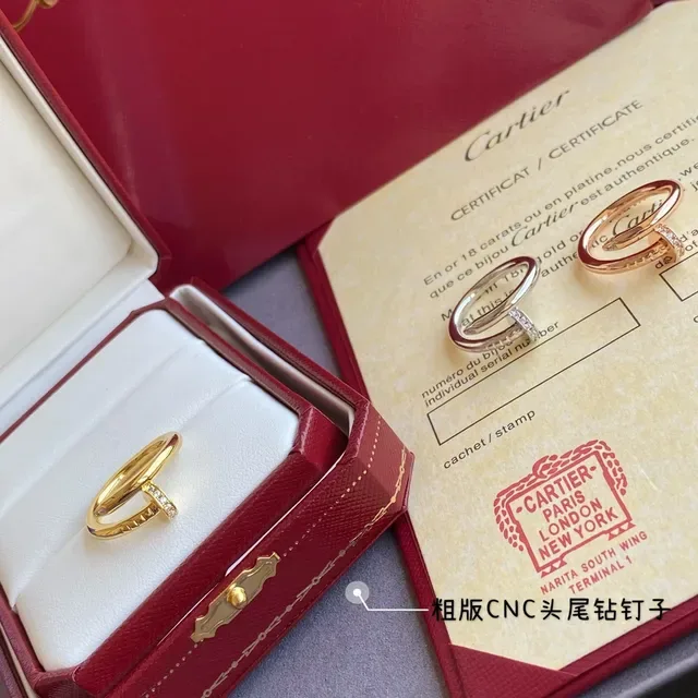 Cartier Juste un Clou Pavé Diamond Yellow Gold Ring 5