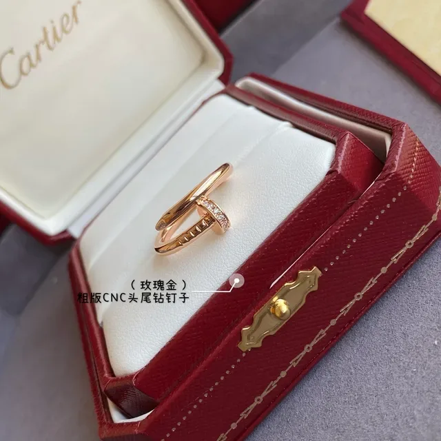 Cartier Juste un Clou Pavé Diamond Yellow Gold Ring 6