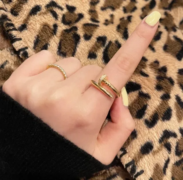 Cartier Juste un Clou Pavé Diamond Yellow Gold Ring 9