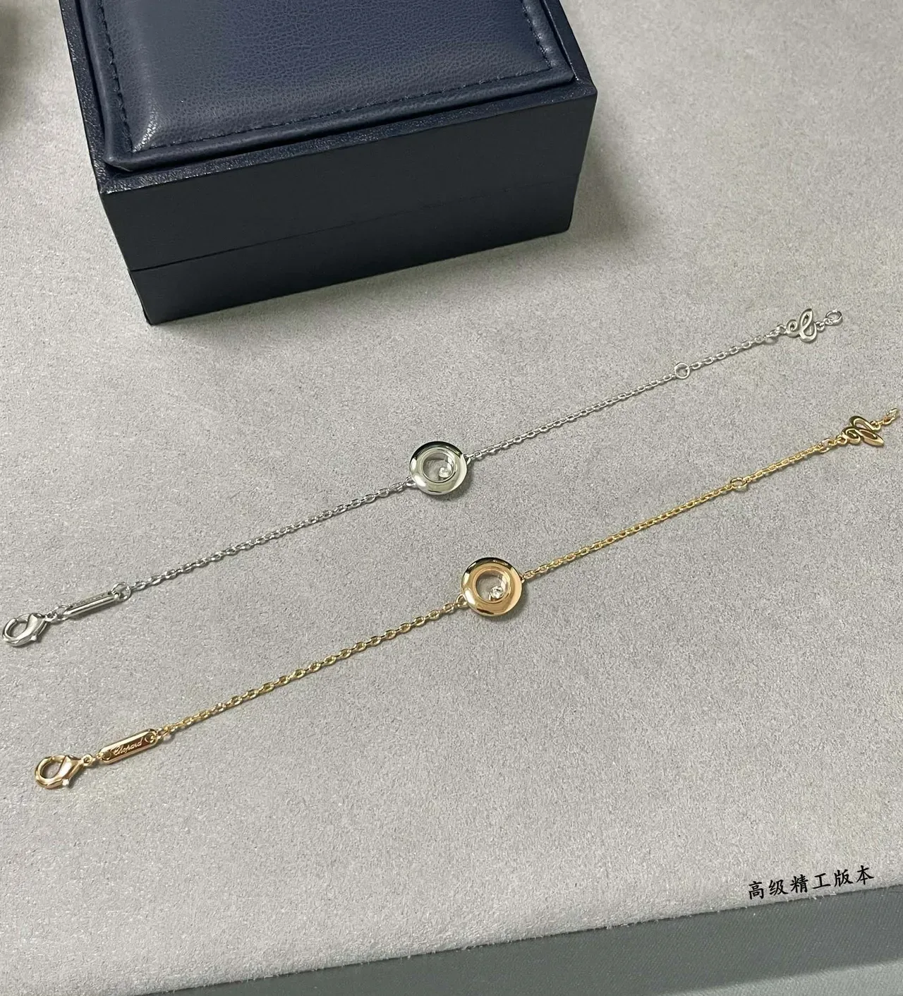 Cartier Juste un Clou চাঁদি সোনা রোটেটিং ডাবল সার্কেল বেজেল সিঙ্গেল সেন্ট্রাল ডায়মন্ড ব্রেসলেট 7