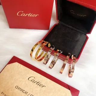 Cartier Love ব্রেসলেট হলুদ সোনা গোলাপি সোনা সাদা সোনা
